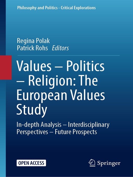 Title details for Values – Politics – Religion by Regina Polak - Available